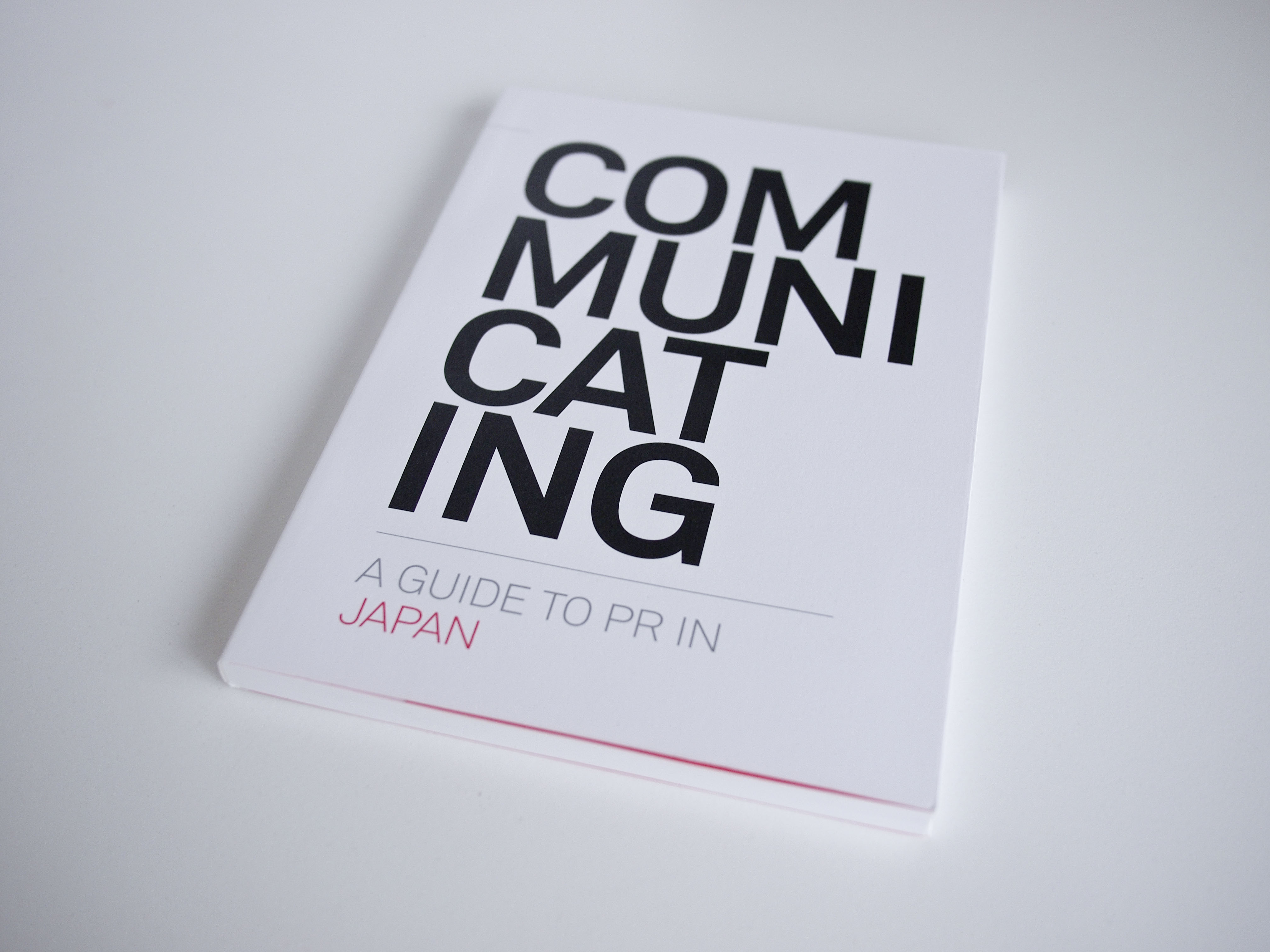 COM-MUNI-CAT-ING Communicating: A Guide to PR in Japanの制作
