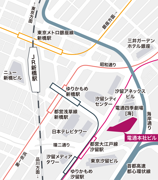 本社所在地マップ