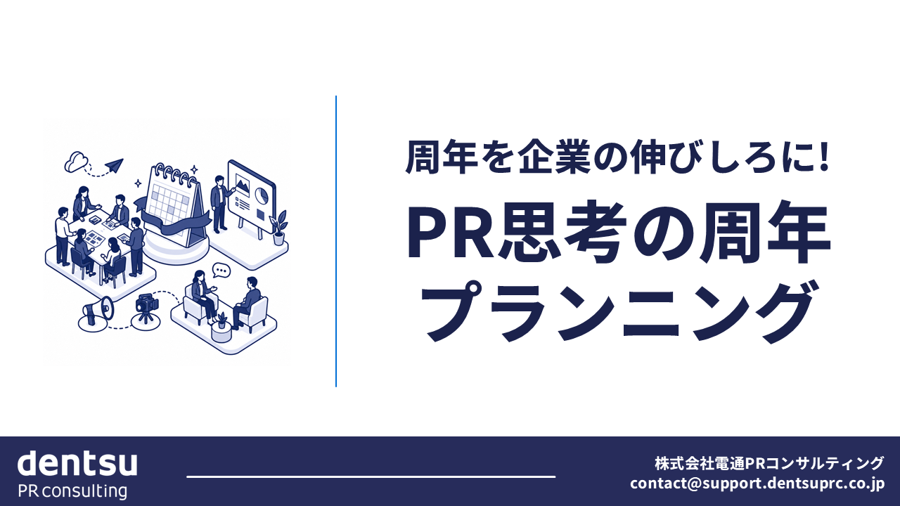 PR思考の周年プランニング